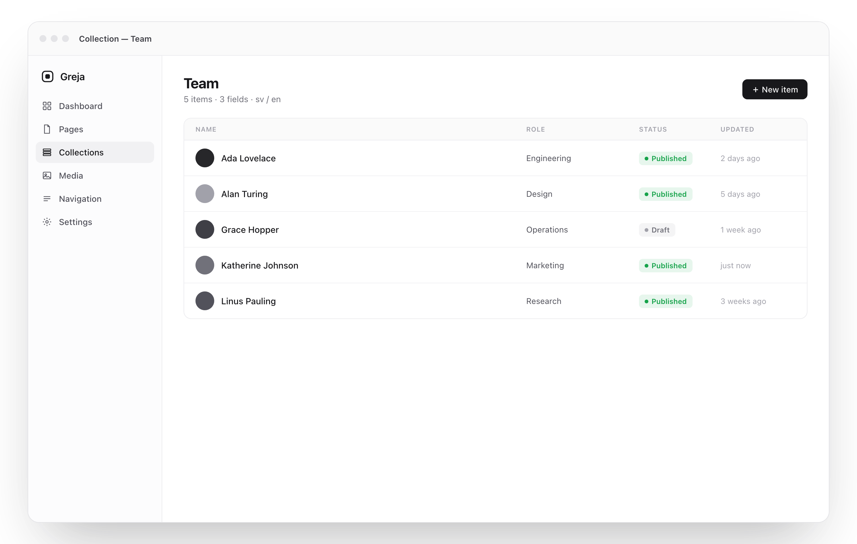 AI-assistenten skriver om en rubrik